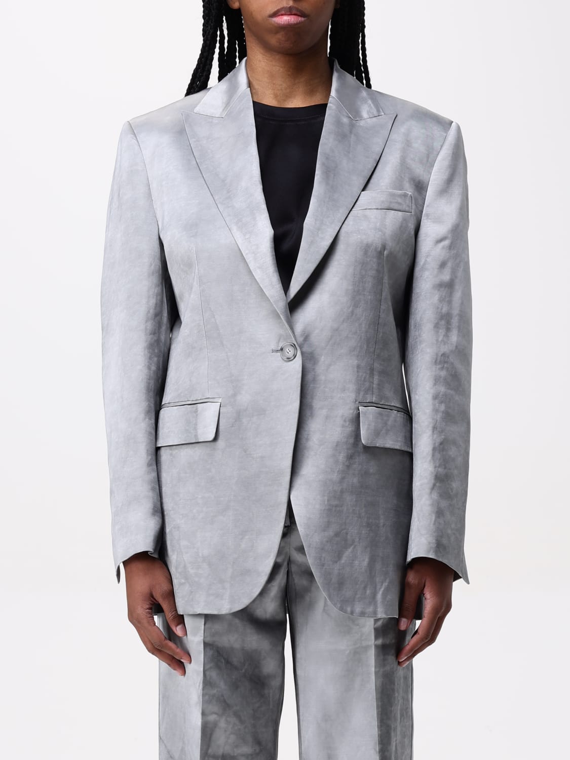 アウターその他 PINKO Woman Blazer Pearl 104716A2BP I53 PINKO: Blazer woman - Pearl | Pinko blazer 104716A2BP online