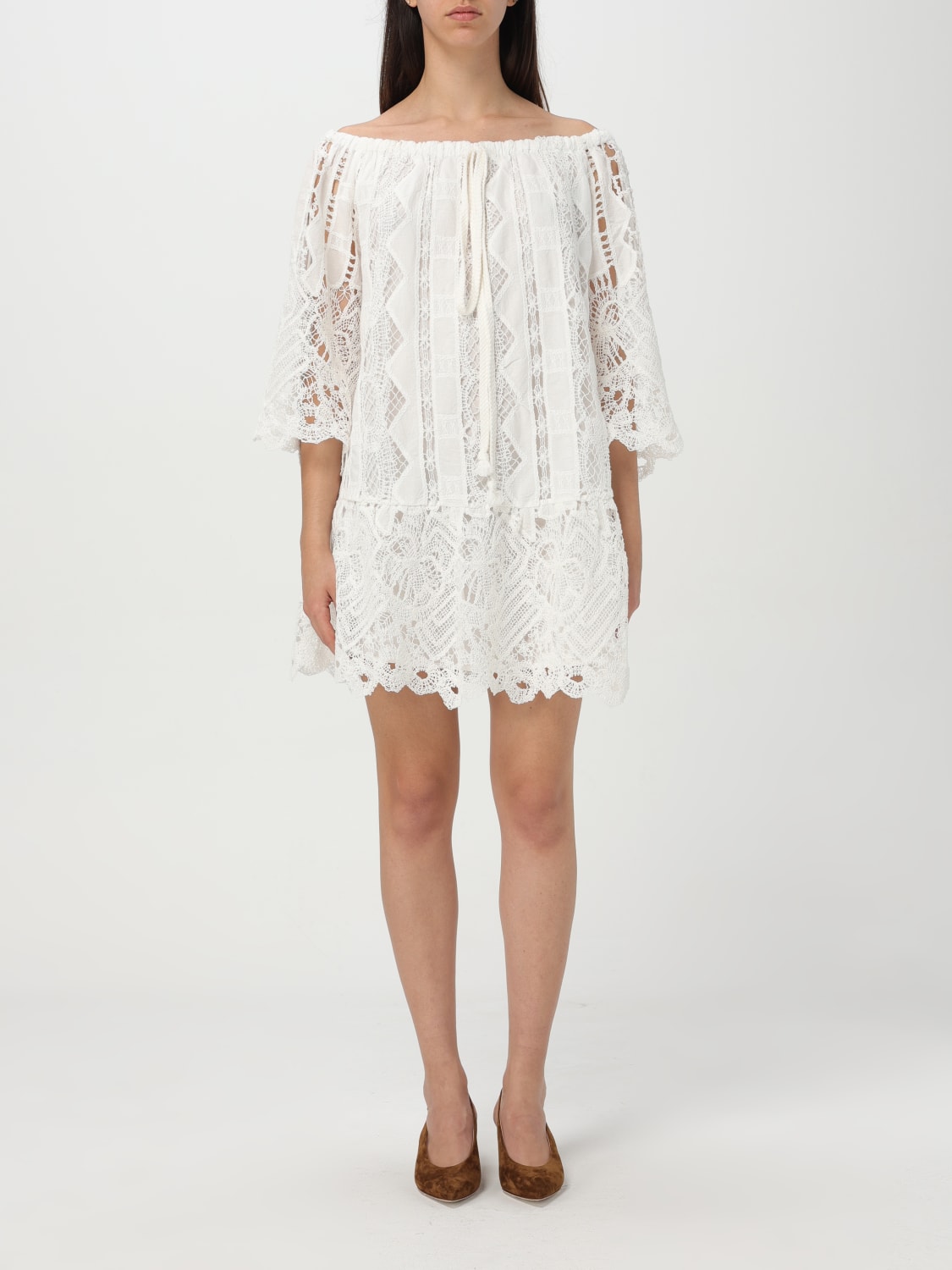 PINKO: Dress woman - White | Pinko dress 104797A2G9 online
