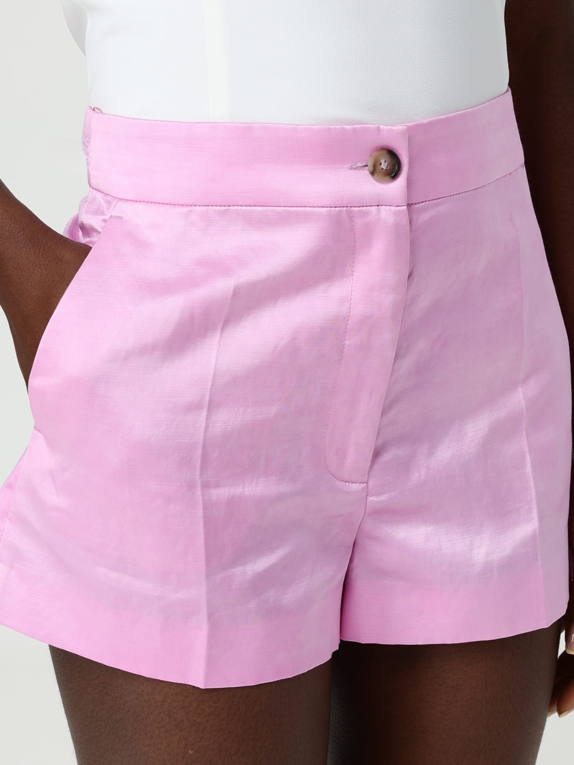 ショートパンツ PINKO Woman Short Pink 104807A2BP O39 PINKO: Short woman - Pink | Pinko short 104807A2BP online at