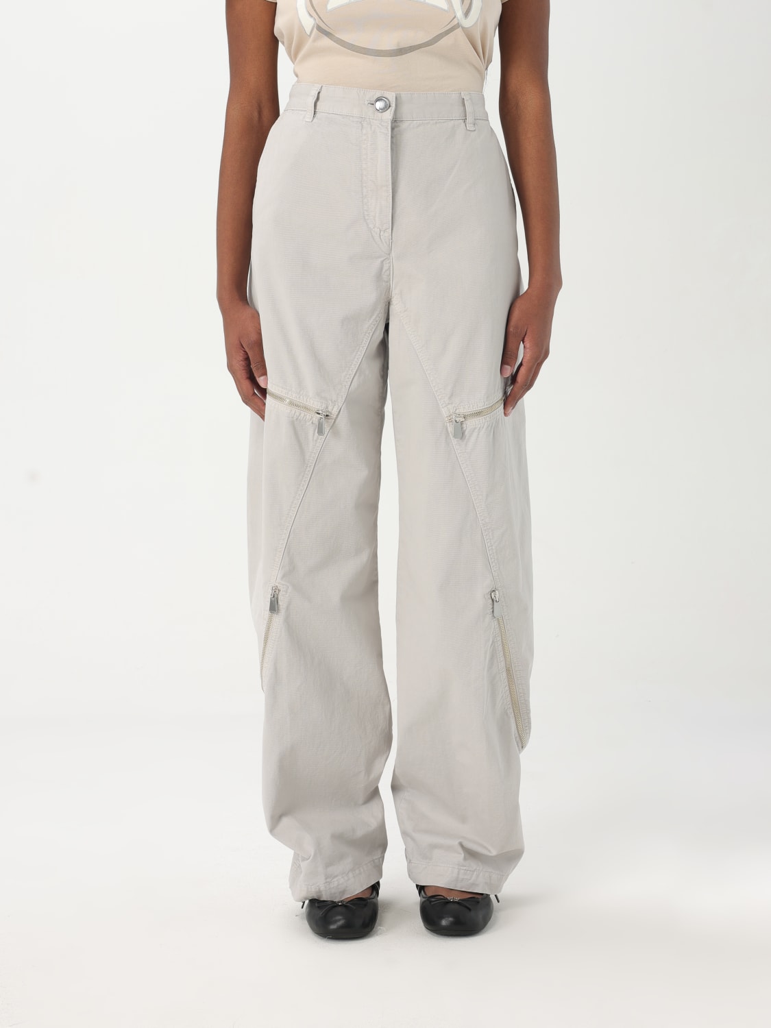 パンツ PINKO Woman Pants Pearl 104981A2EC I12 PINKO: Pants woman - Pearl | Pinko pants 104981A2EC online