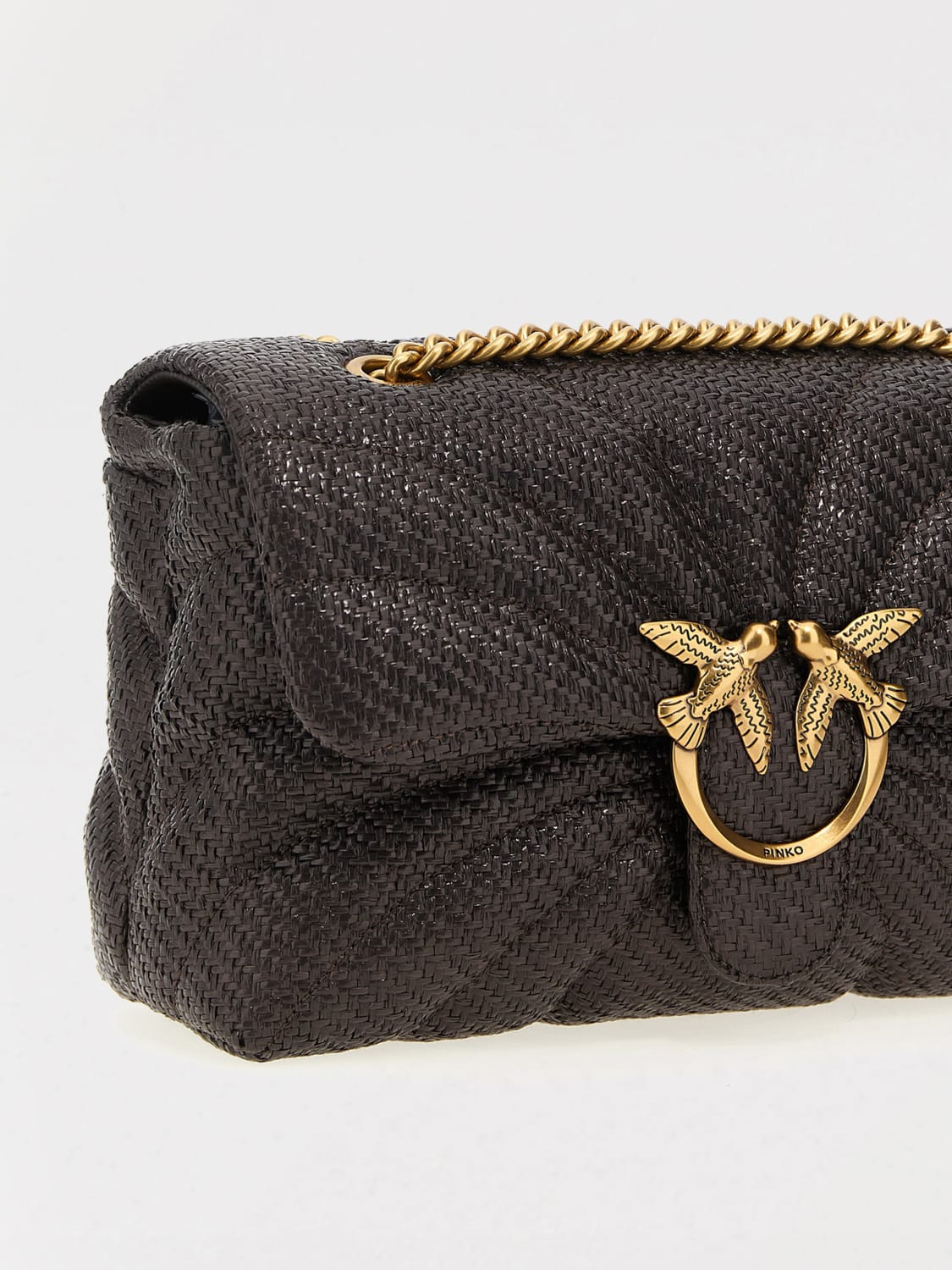 PINKO: Shoulder bag woman - Brown | Pinko shoulder bag