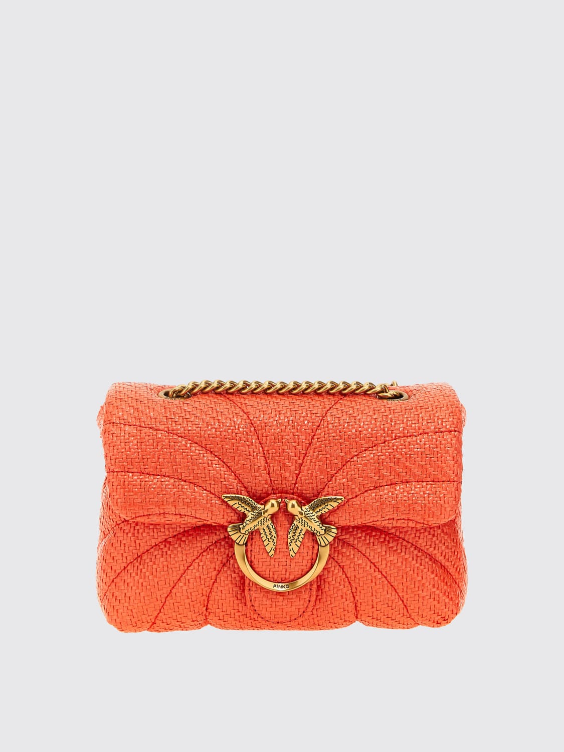 PINKO CROSSBODY BAG: Shoulder bag woman Pinko, Orange - Img 1
