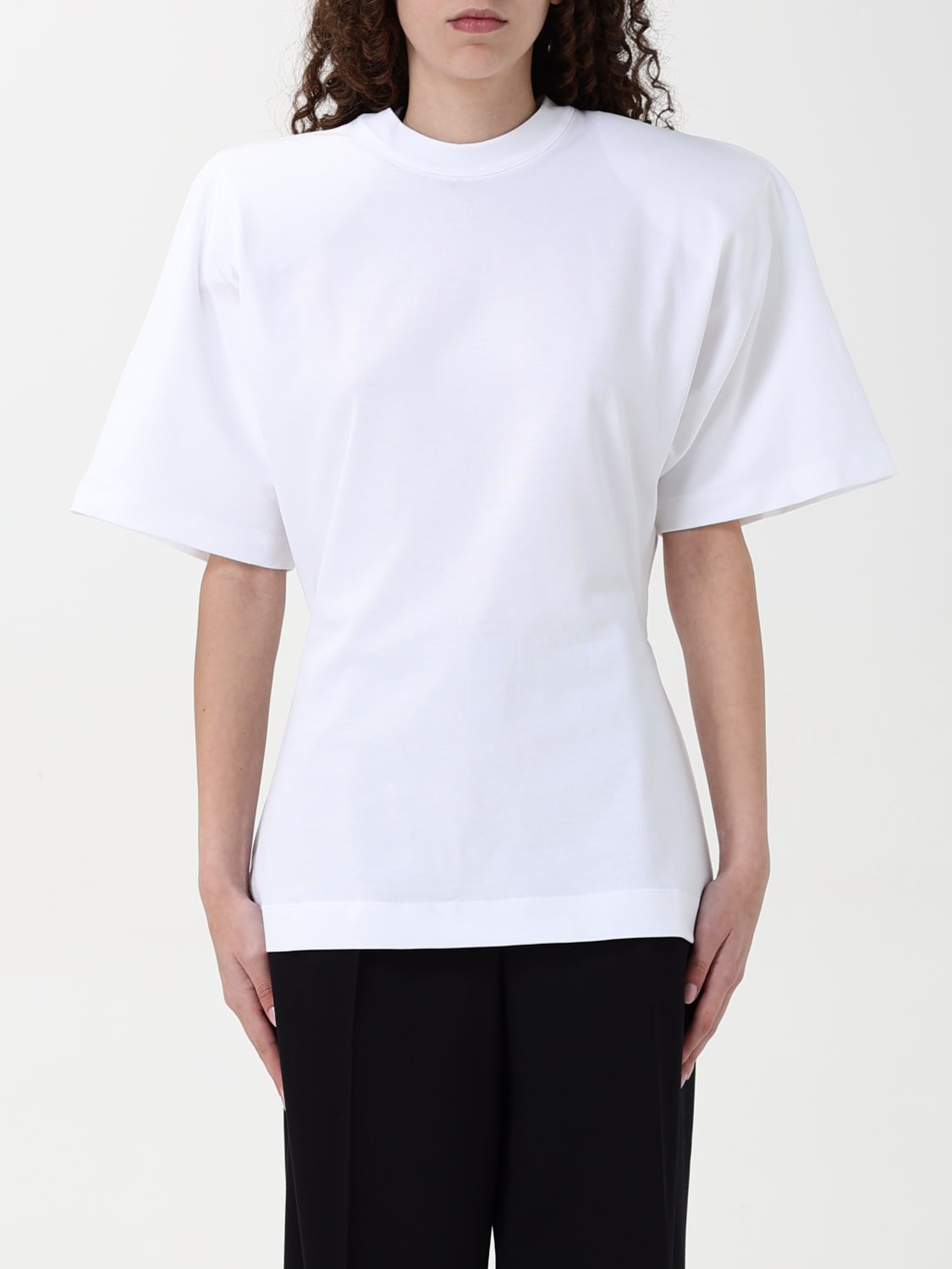 PINKO: T-shirt in cotone - Bianco | T-Shirt Pinko 105217A2M2