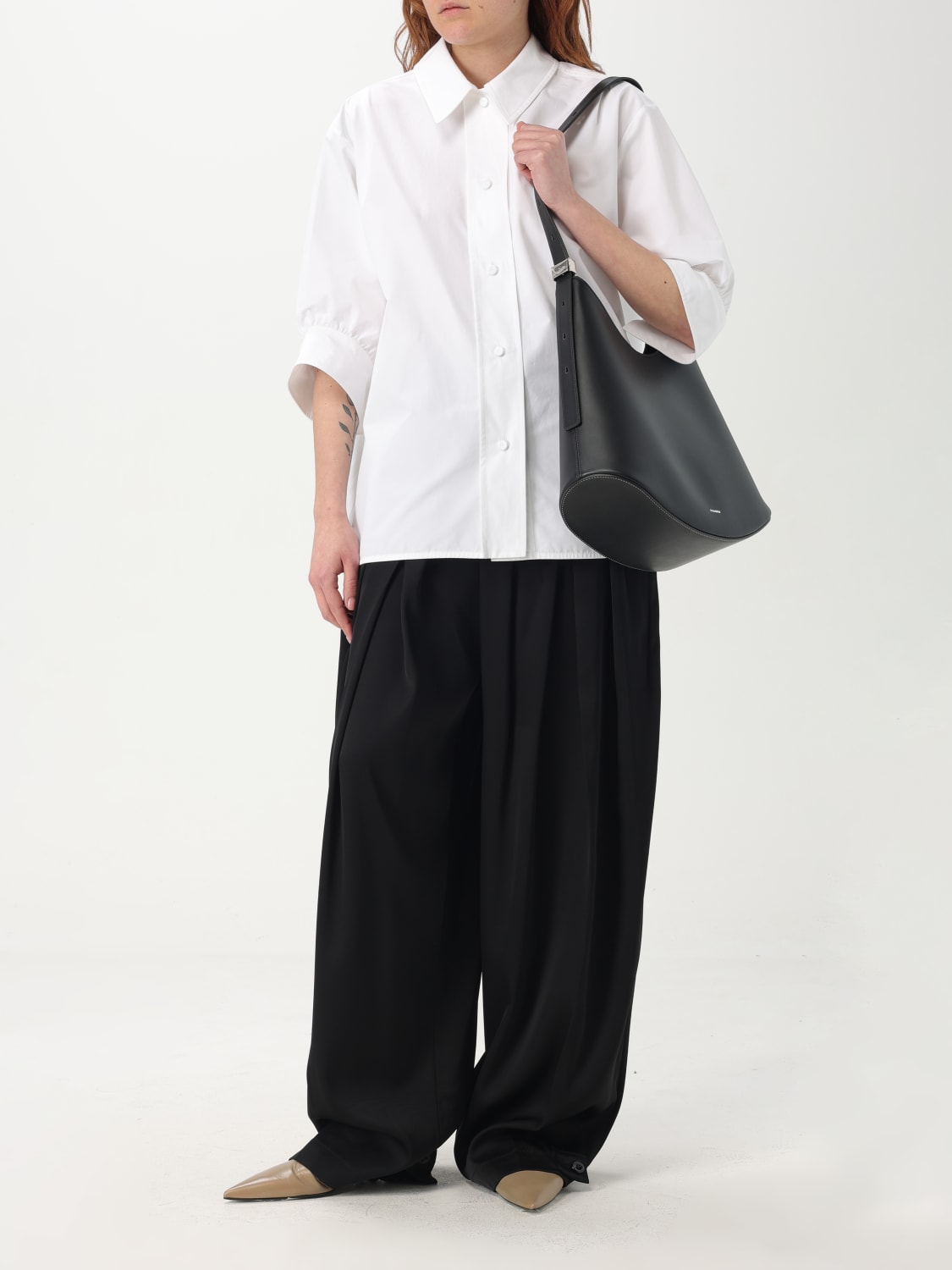 ★Jil Sander★ [Jil Sander] SS25 Shoulder Bag J08ZH0061P8354 JIL SANDER: Shoulder bag woman - Black | Jil Sander shoulder