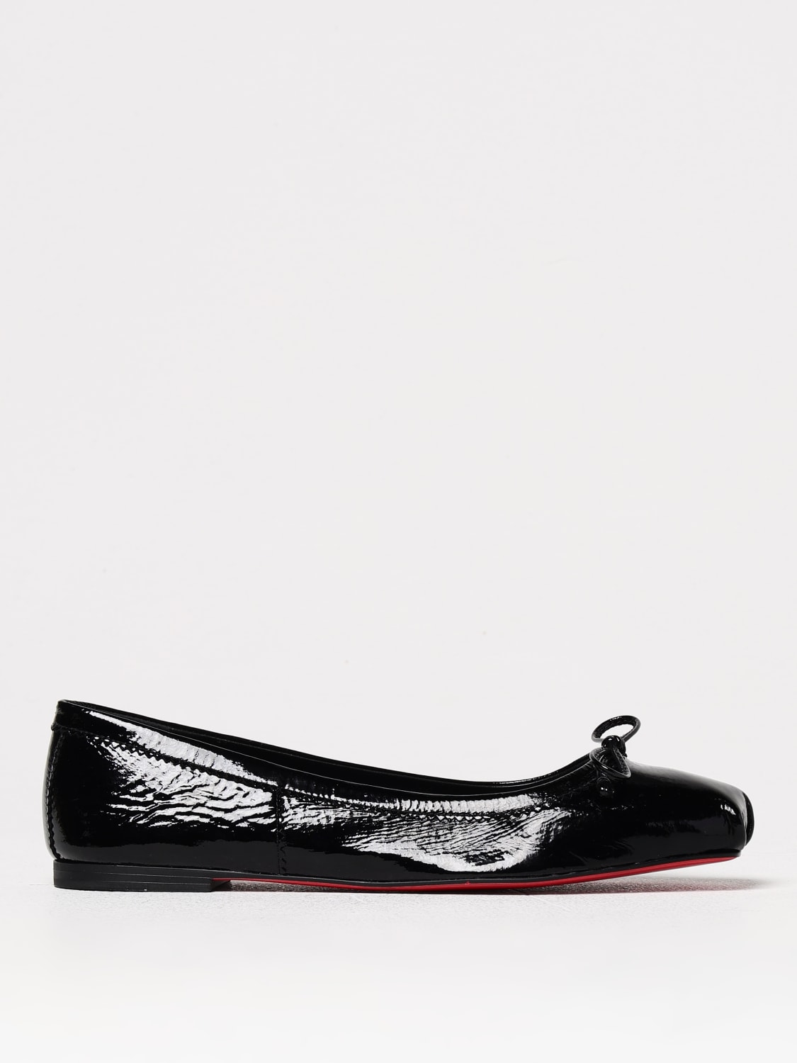 CHRISTIAN LOUBOUTIN BALLERINE: Ballerina Mamadrague Christian Louboutin in vernice , Nero - Img 1
