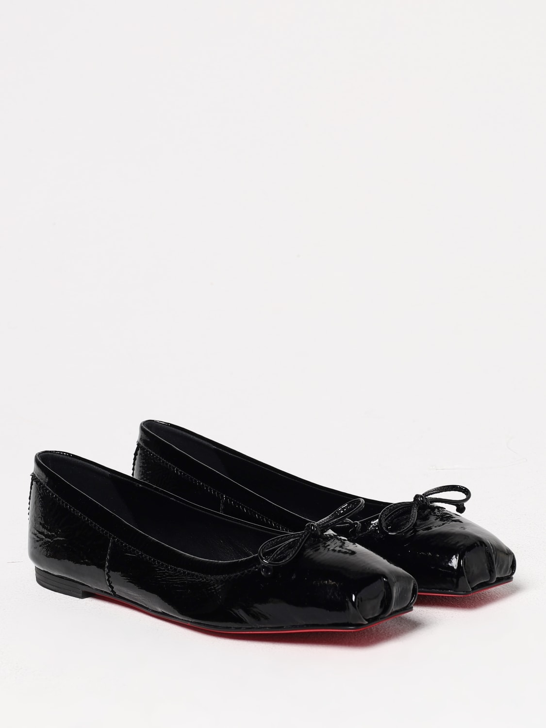 CHRISTIAN LOUBOUTIN BALLERINE: Ballerina Mamadrague Christian Louboutin in vernice , Nero - Img 2