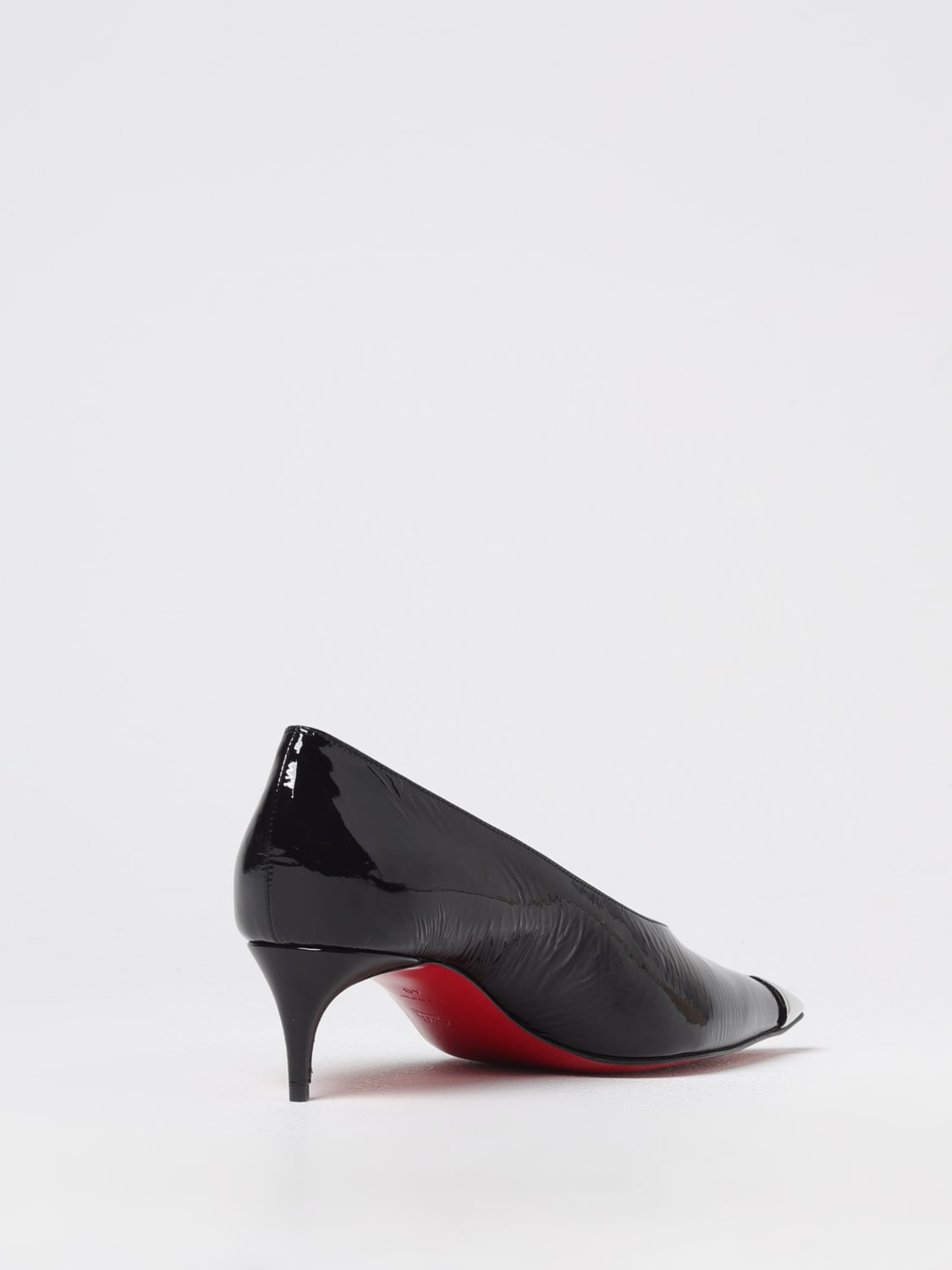 CHRISTIAN LOUBOUTIN DÉCOLLETÉ: Décolleté Christian Louboutin in vernice , Nero - Img 3