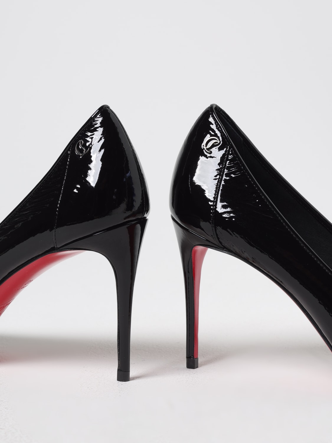 CHRISTIAN LOUBOUTIN DÉCOLLETÉ: Décolleté Kate Christian Louboutin in vernice , Nero - Img 4