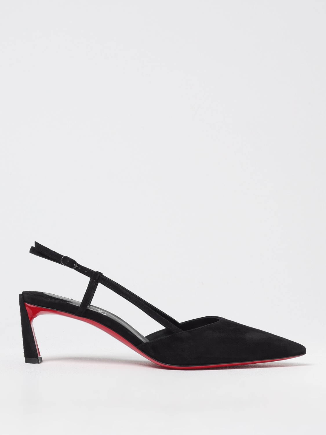 CHRISTIAN LOUBOUTIN DÉCOLLETÉ: Slingback Condoroline Christian Louboutin in camoscio , Nero - Img 1