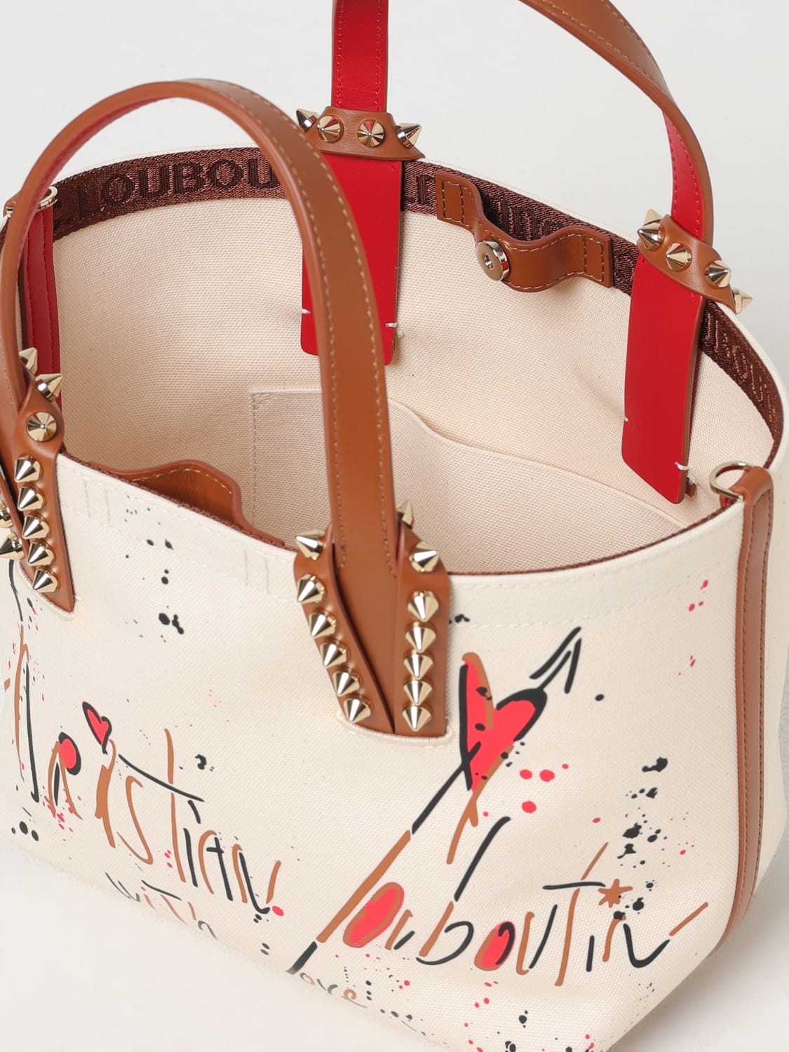 ハンドバッグ CHRISTIAN LOUBOUTIN Woman Handbag Natural 1255259 N005 CHRISTIAN LOUBOUTIN: Shoulder bag woman - Natural