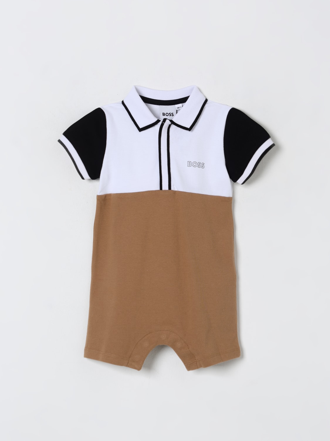 BOSS TRACKSUIT: Romper kids Boss, White - Img 1