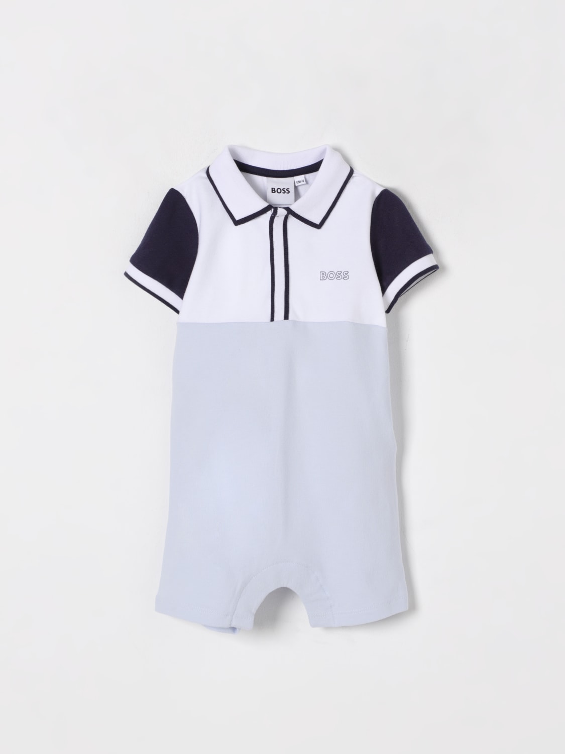 BOSS カバーオール: ロンパース ボーイ Boss, アジュール - Img 1