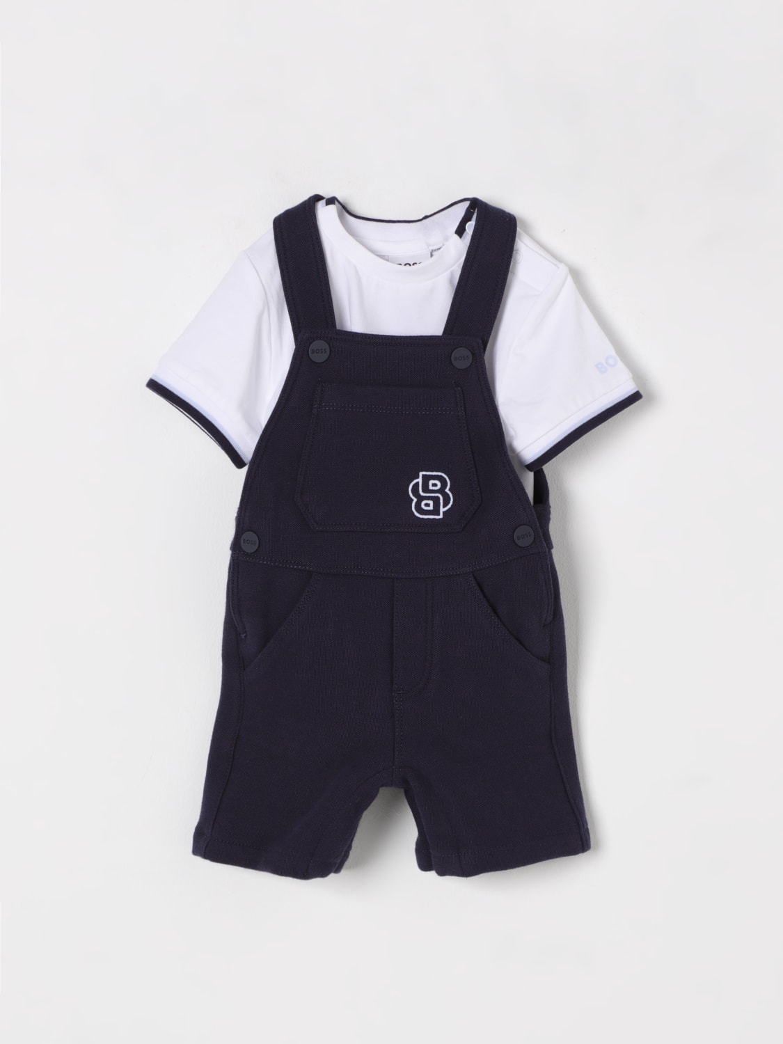 BOSS JUMPSUIT: Romper kids Boss, Navy - Img 1