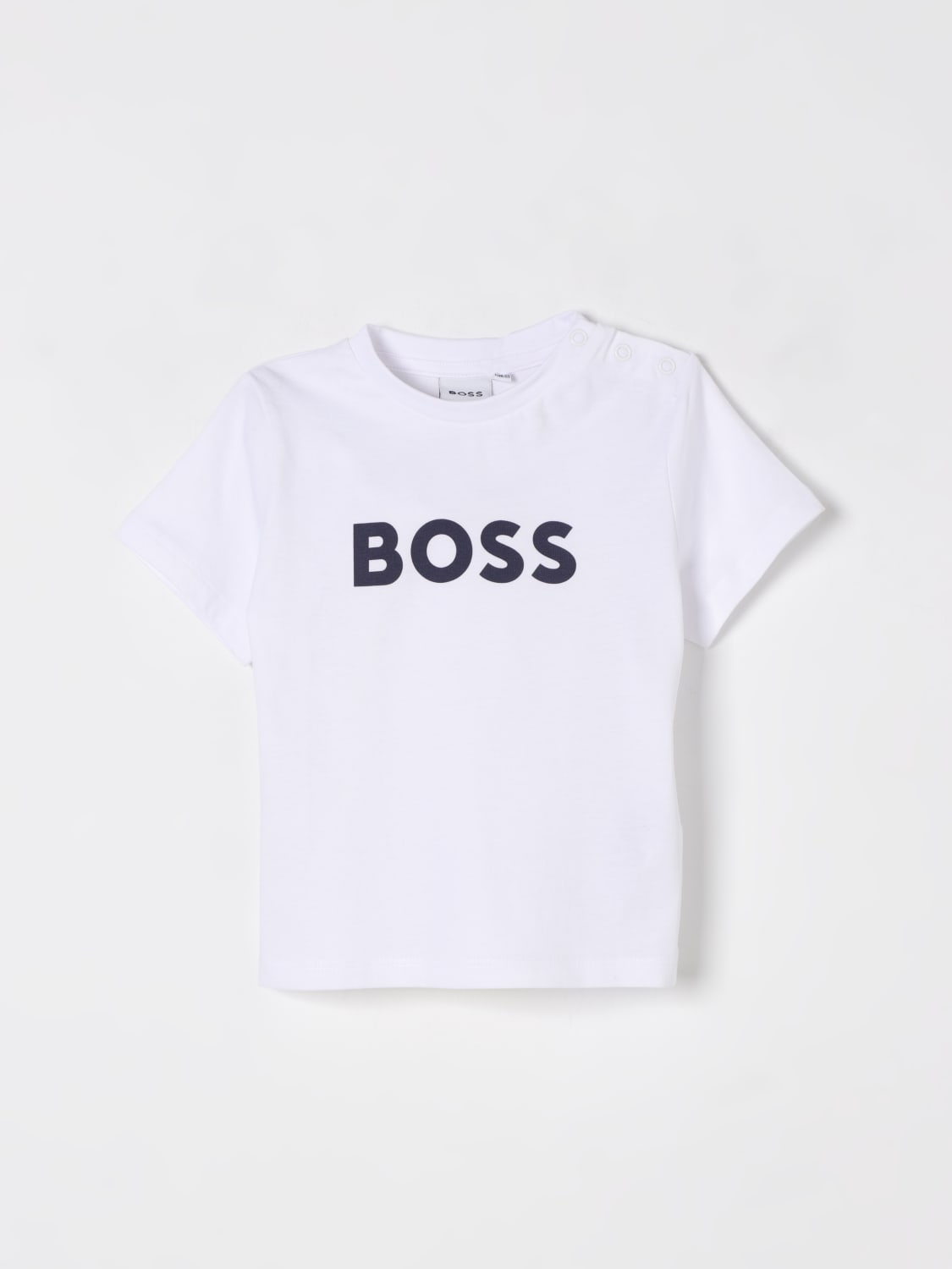 BOSS T-SHIRT: T-shirt kids Boss, White - Img 1