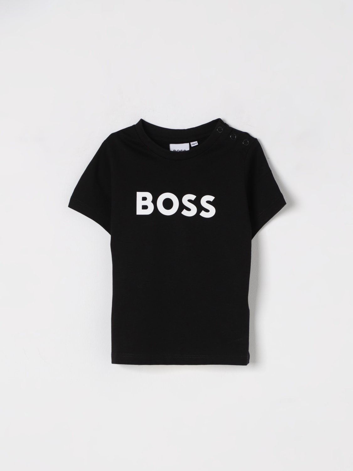 BOSS T-SHIRT: T-shirt kids Boss, Black - Img 1