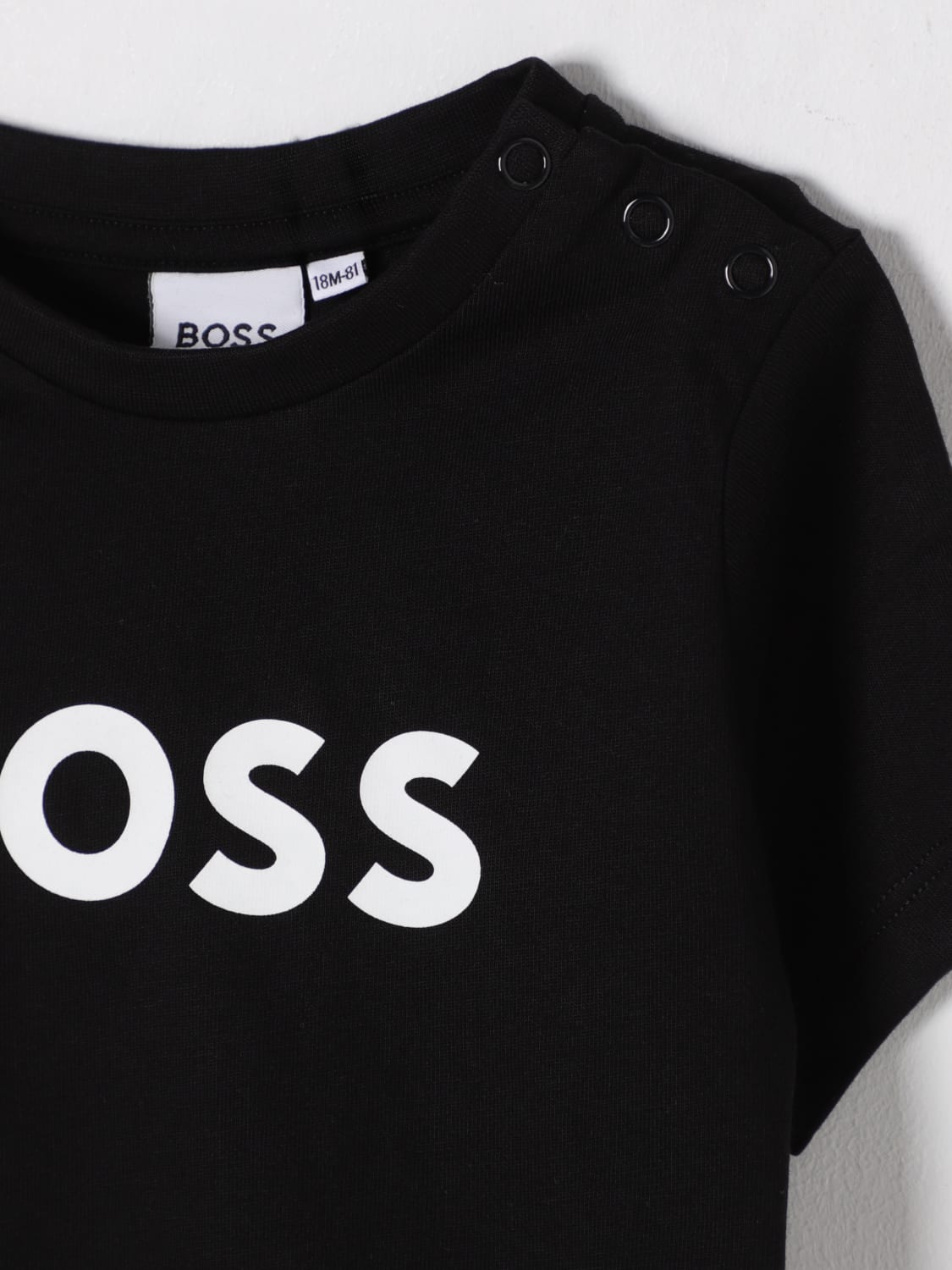 BOSS T-SHIRT: T-shirt kids Boss, Black - Img 3