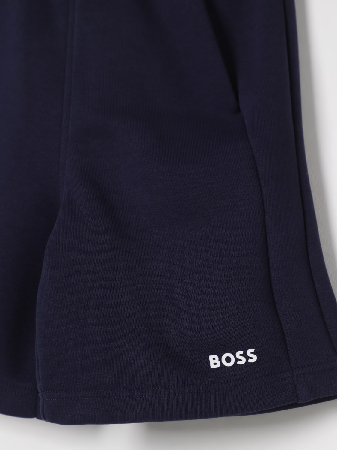 BOSS PANTACOURT: Pantacourt enfant Boss, Bleu Marine - Img 3