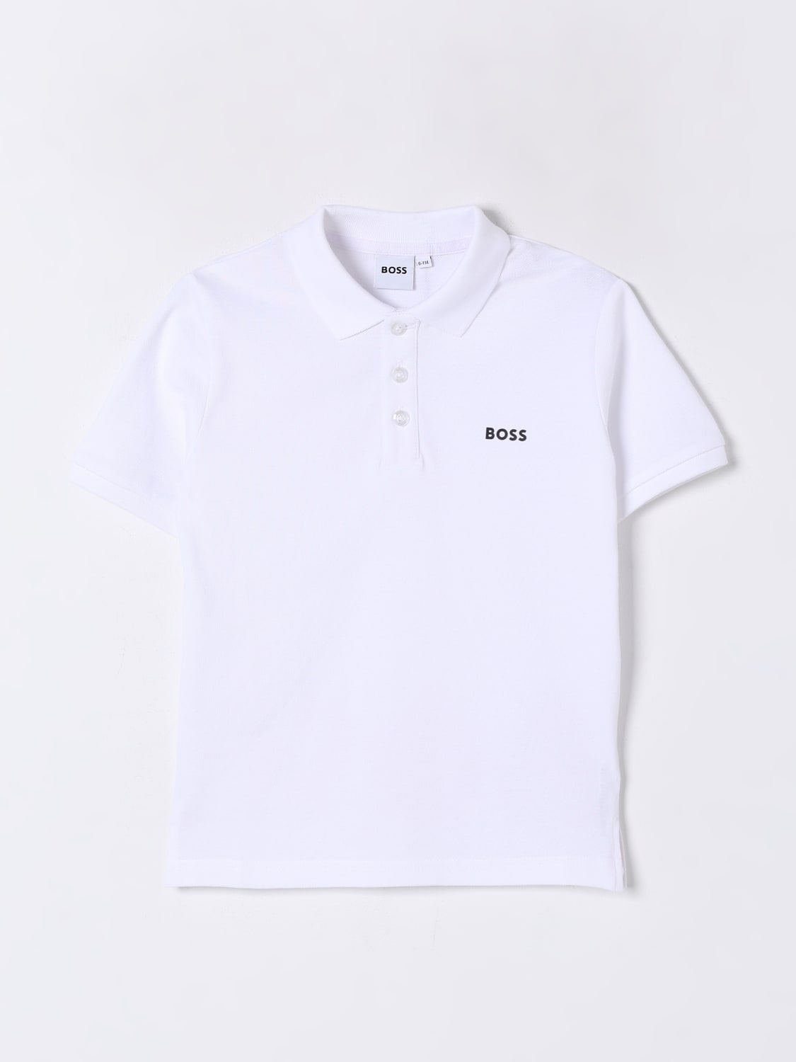 BOSS POLO: Polo kinder Boss, Weiß - Img 1