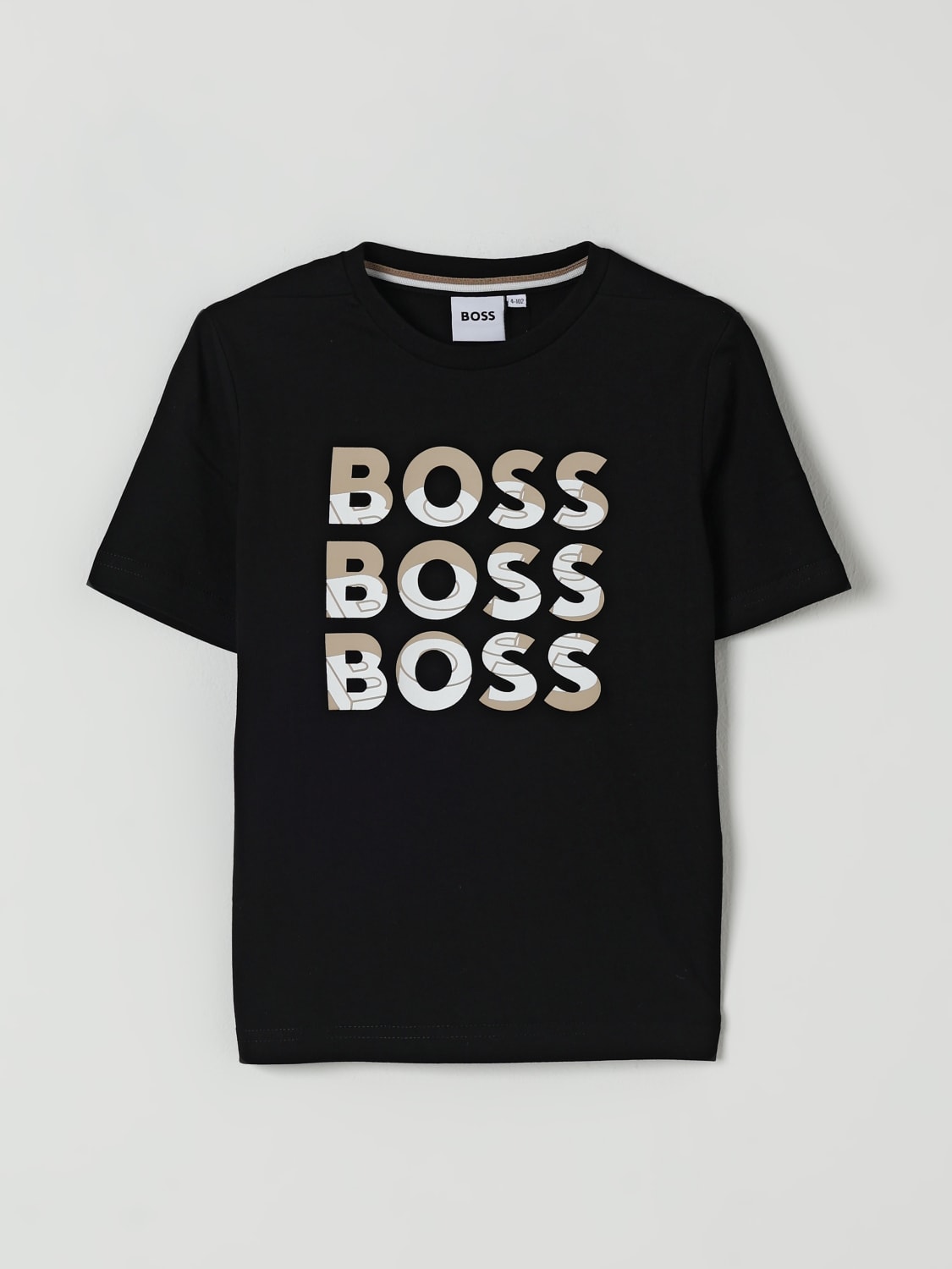 BOSS CAMISETA: Camiseta niños Boss, Negro - Img 1