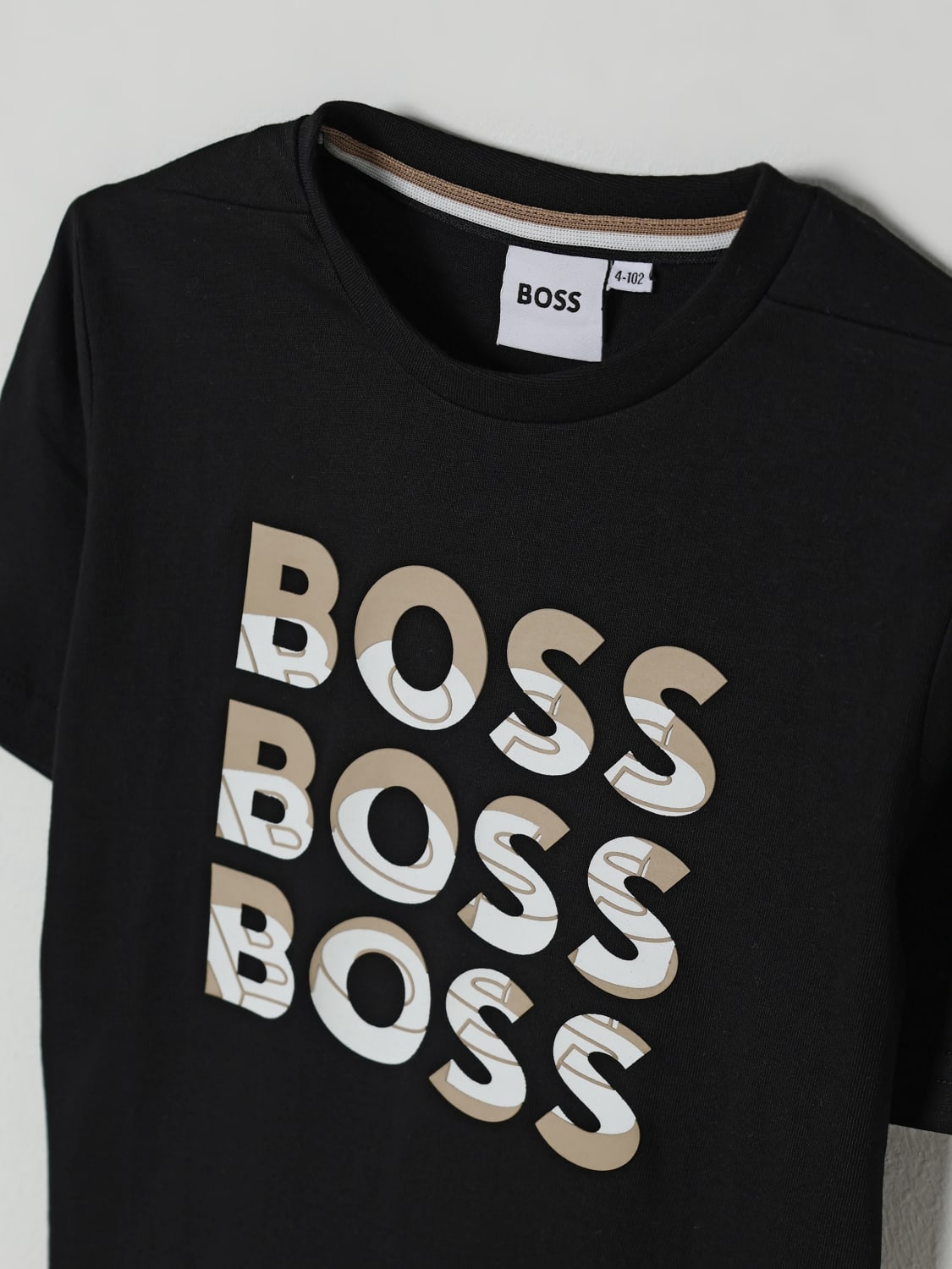 BOSS CAMISETA: Camiseta niños Boss, Negro - Img 3