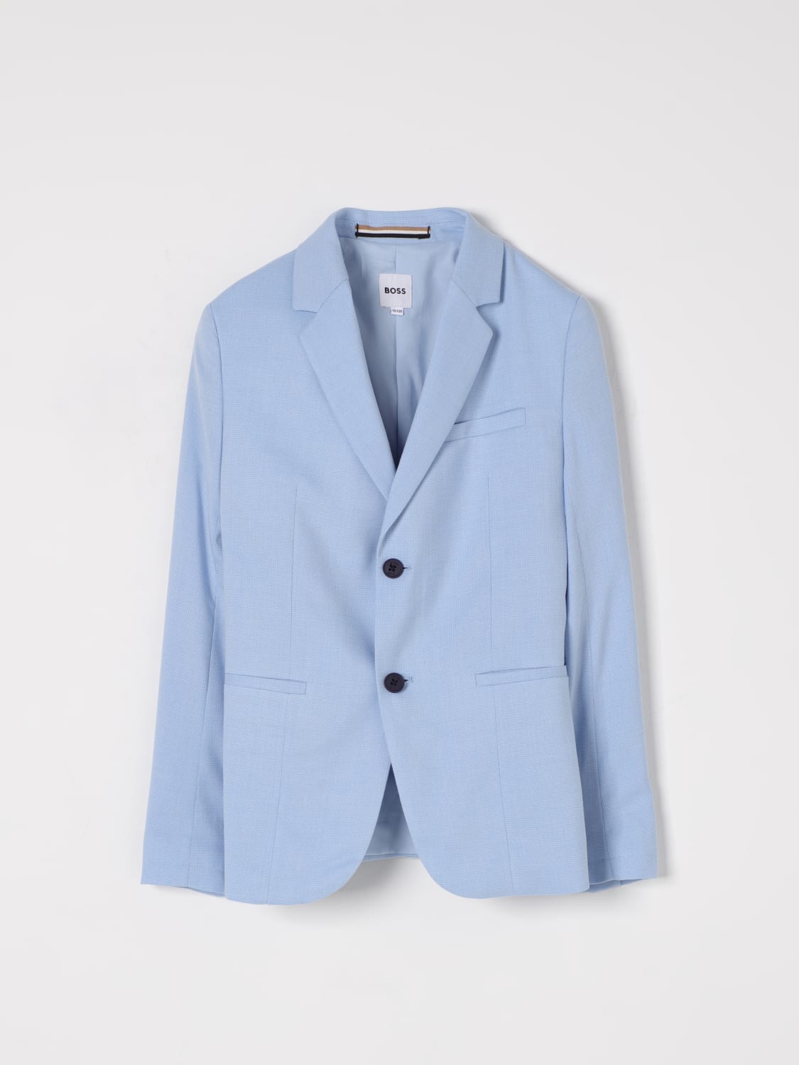 BOSS JACKET: Blazer kids Boss, Gnawed Blue - Img 1