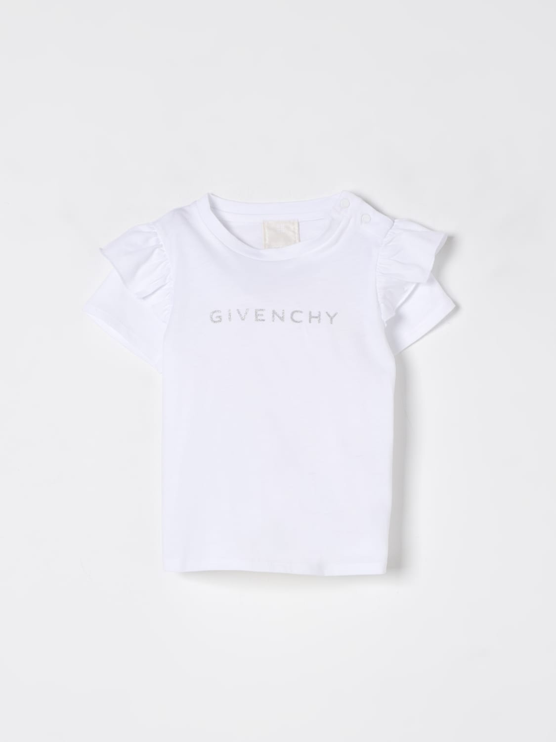GIVENCHY T-SHIRT: T-shirt kids Givenchy, White - Img 1