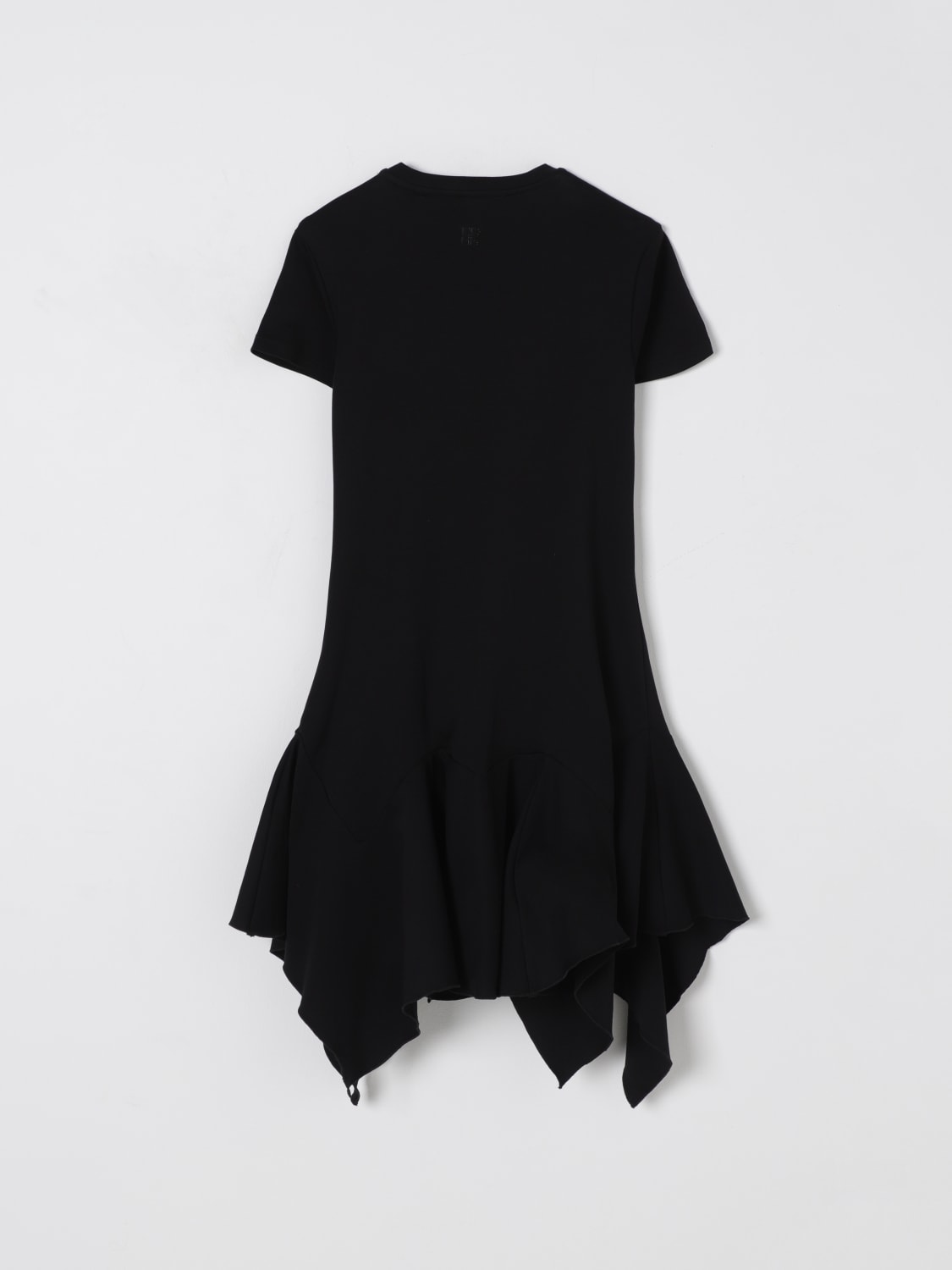 GIVENCHY ABITO: Abito Givenchy in cotone con logo tono su tono, Nero - Img 2