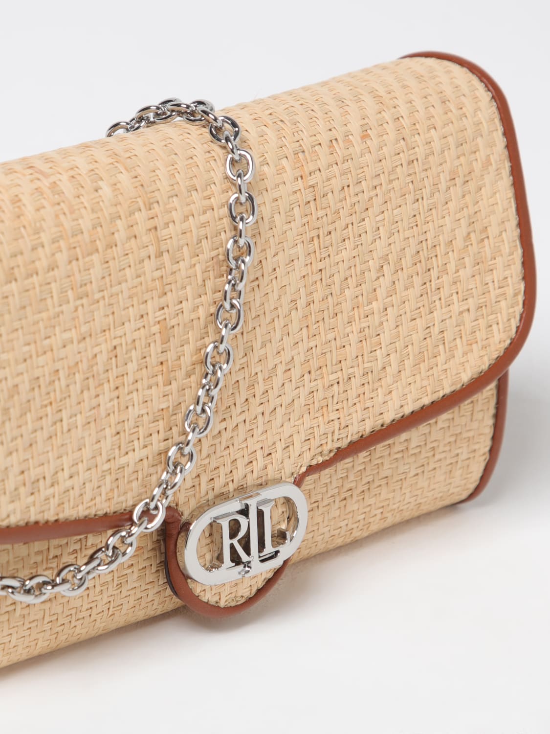 LAUREN RALPH LAUREN MINITASCHE: Schultertasche damen Lauren Ralph Lauren, Natural - Img 3