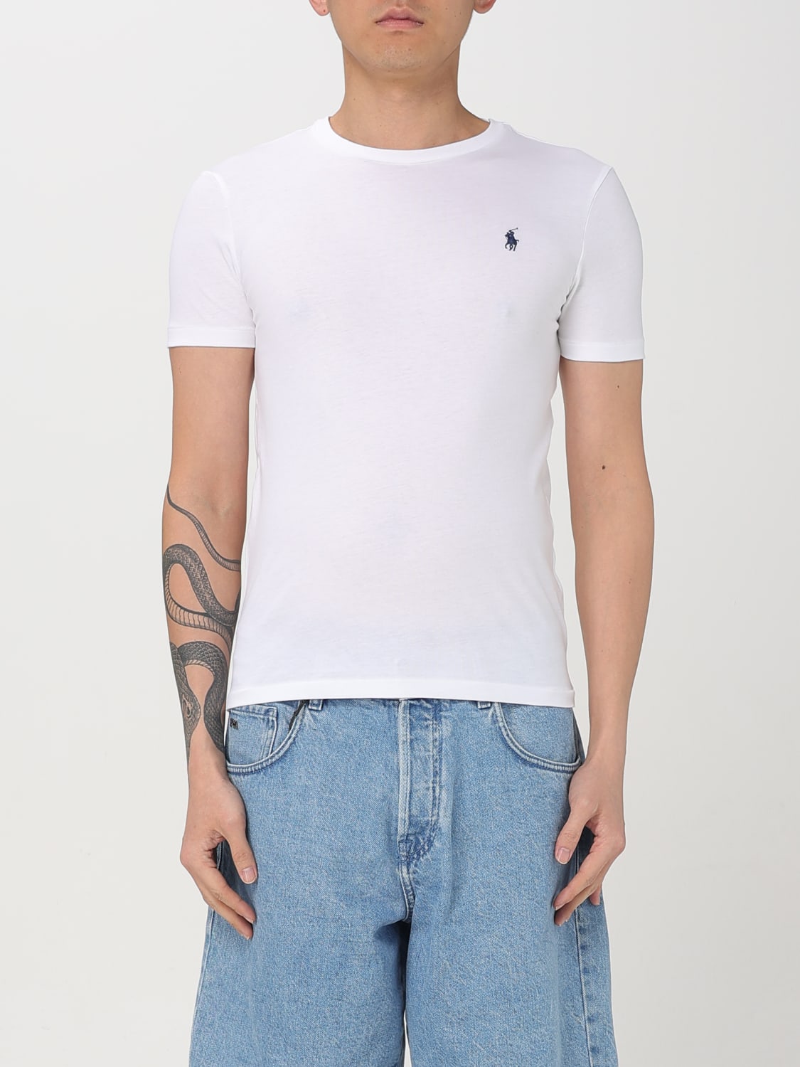 POLO RALPH LAUREN：Tシャツ メンズ - ホワイト | GIGLIO.COM