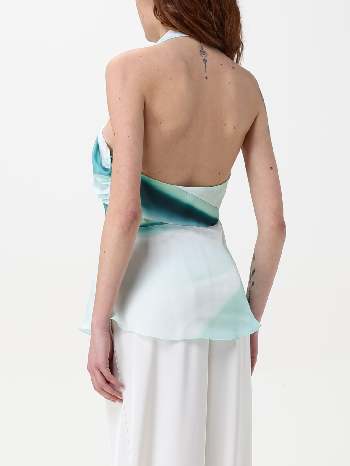 H COUTURE TOP: Top woman H Couture, Green - Img 2