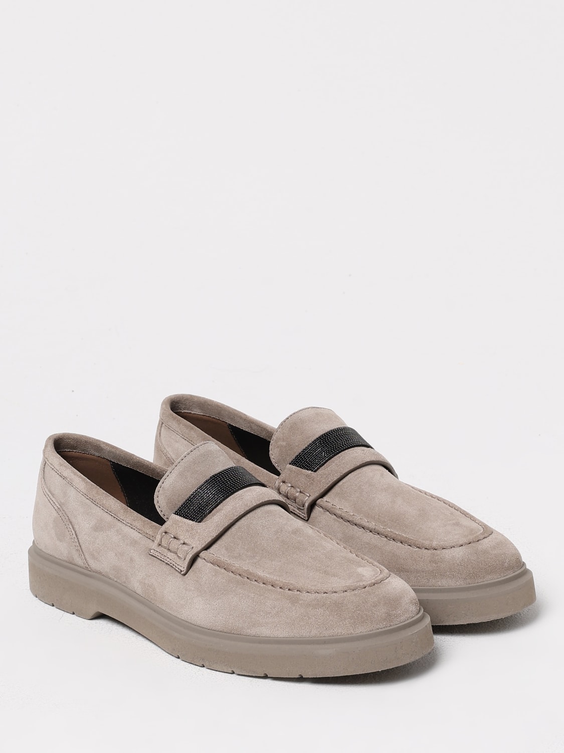 BRUNELLO CUCINELLI LOAFER: Shoes woman Brunello Cucinelli, Ice - Img 2