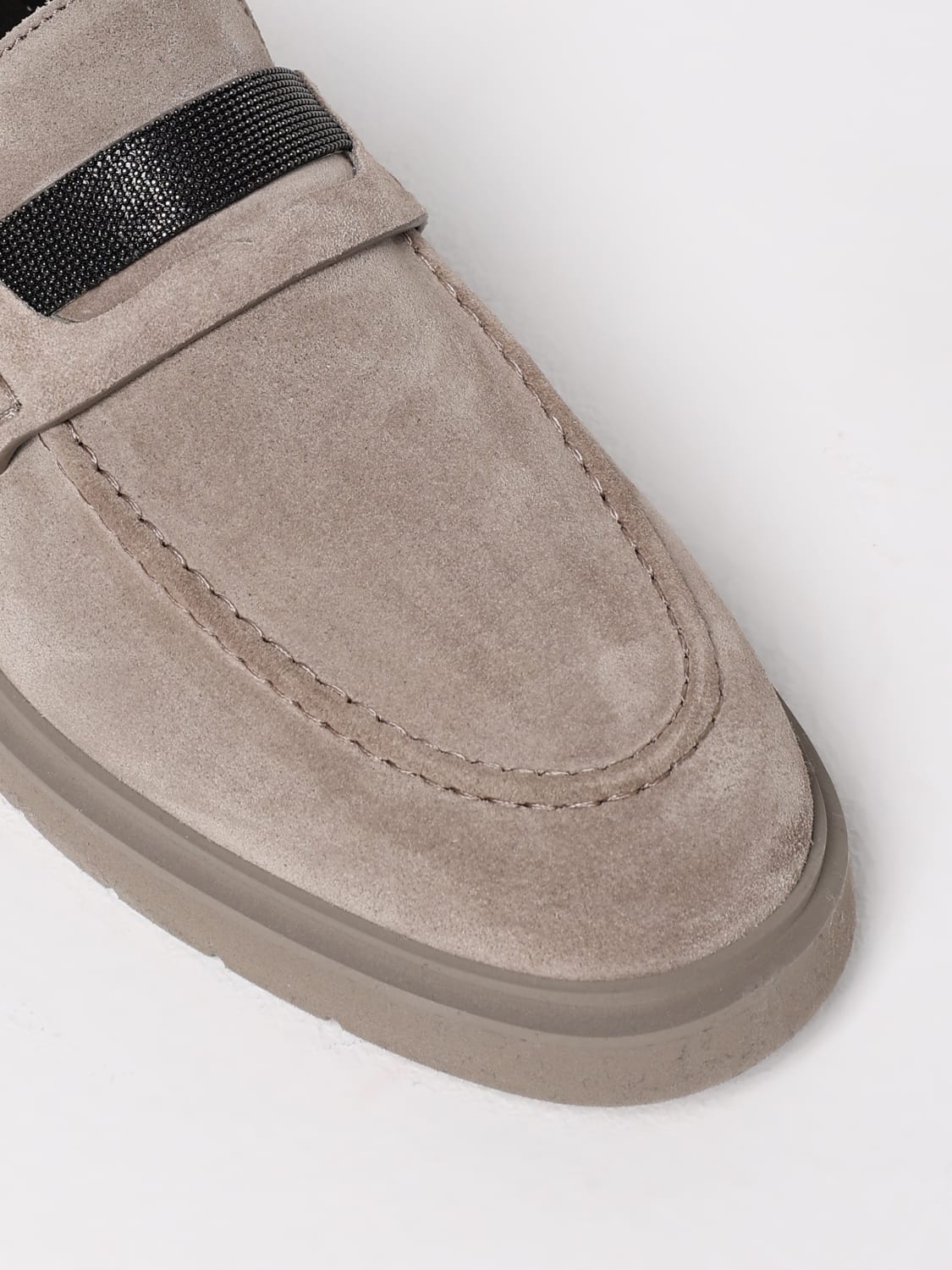 BRUNELLO CUCINELLI LOAFER: Shoes woman Brunello Cucinelli, Ice - Img 4