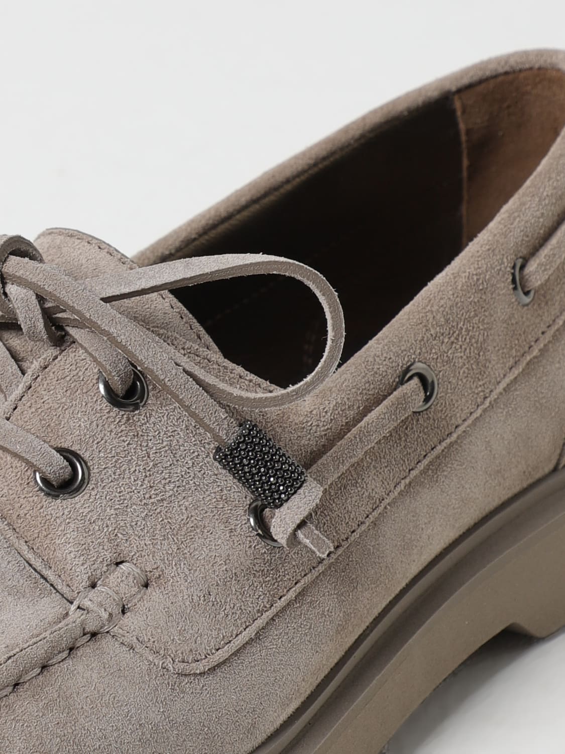 ローファー・オックスフォード BRUNELLO CUCINELLI Woman Loafers Ice MZSFG2955 C5859 BRUNELLO CUCINELLI: Shoes woman - Ice | Brunello Cucinelli