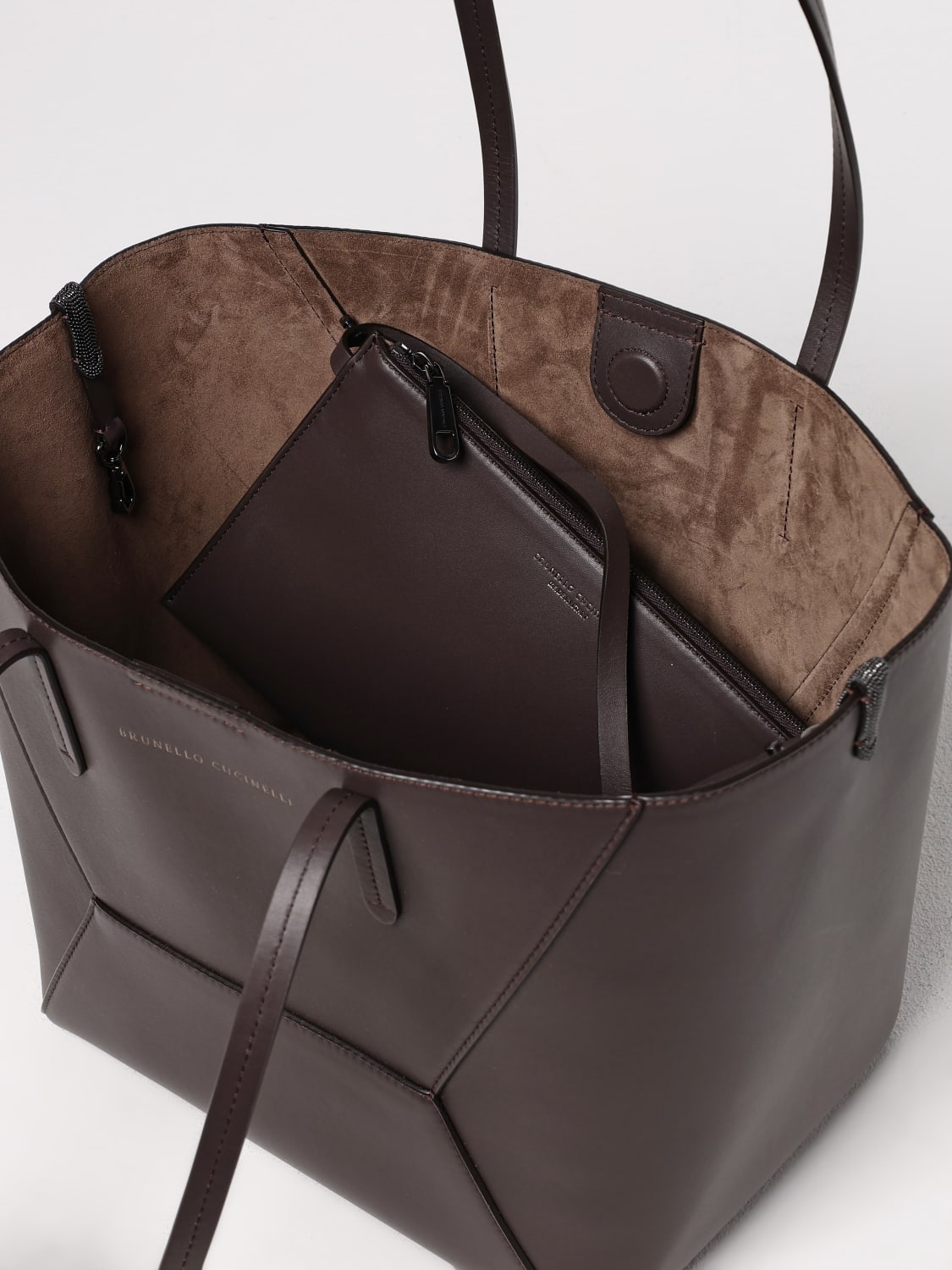 トートバッグ BRUNELLO CUCINELLI Woman Tote bags Dark MBHED2573 C8279 BRUNELLO CUCINELLI: Shoulder bag woman - Dark | Brunello