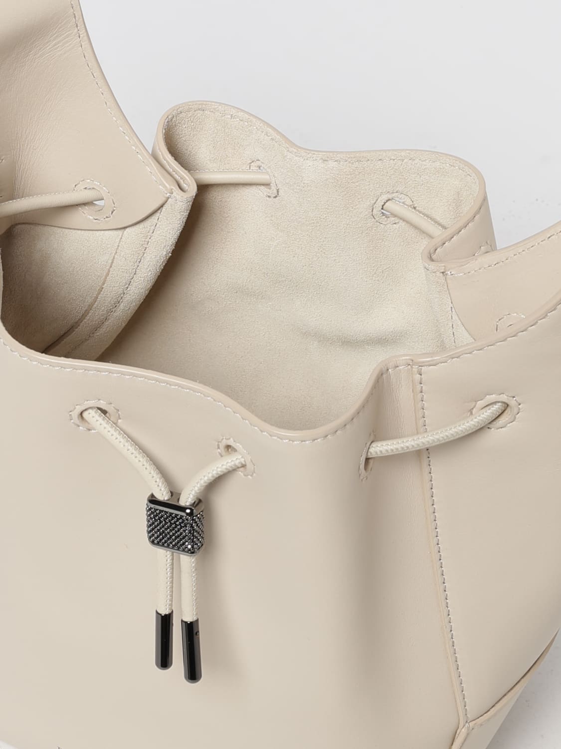 BRUNELLO CUCINELLI MINI SAC: Sac porté épaule femme Brunello Cucinelli, Ivoir - Img 4