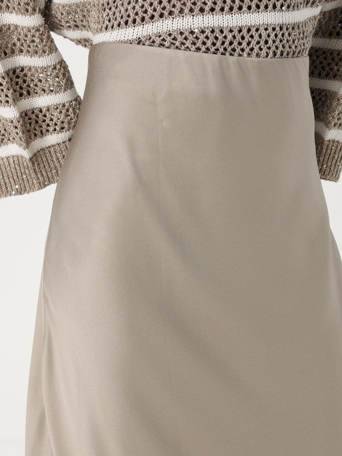 スカート BRUNELLO CUCINELLI M0H38G3396 Skirts BRUNELLO CUCINELLI: Skirt woman - Grey | Brunello Cucinelli