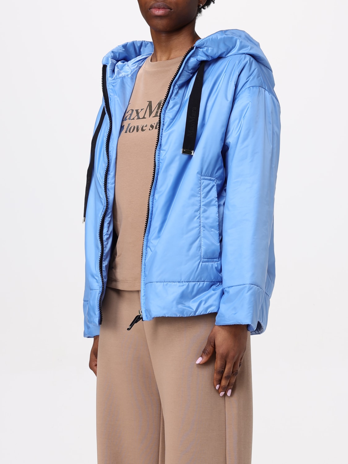 ジャケット MAX MARA THE CUBE Woman Jacket Blue 2519481124600 095 MAX MARA THE CUBE: Jacket woman - Blue | Max Mara The Cube