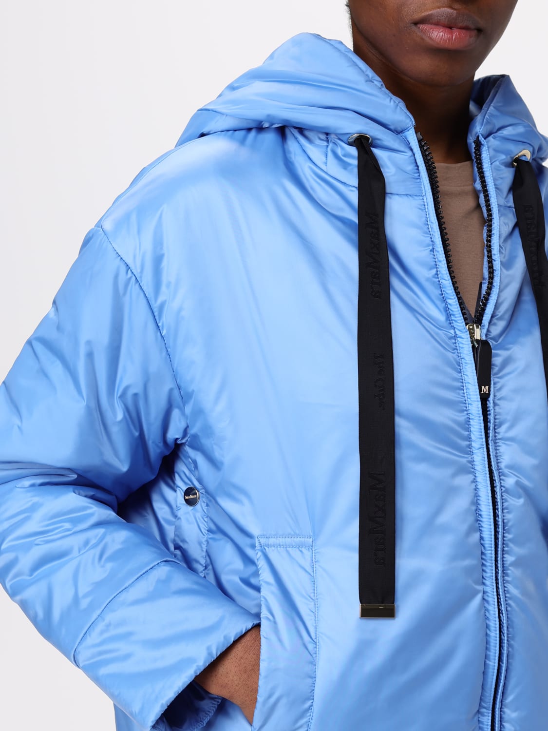 ジャケット MAX MARA THE CUBE Woman Jacket Blue 2519481124600 095 MAX MARA THE CUBE: Jacket woman - Blue | Max Mara The Cube