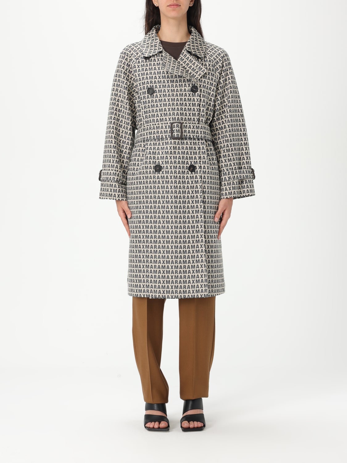 MAX MARA THE CUBE CHAQUETA: Abrigo mujer Max Mara The Cube, Azul Oscuro - Img 1