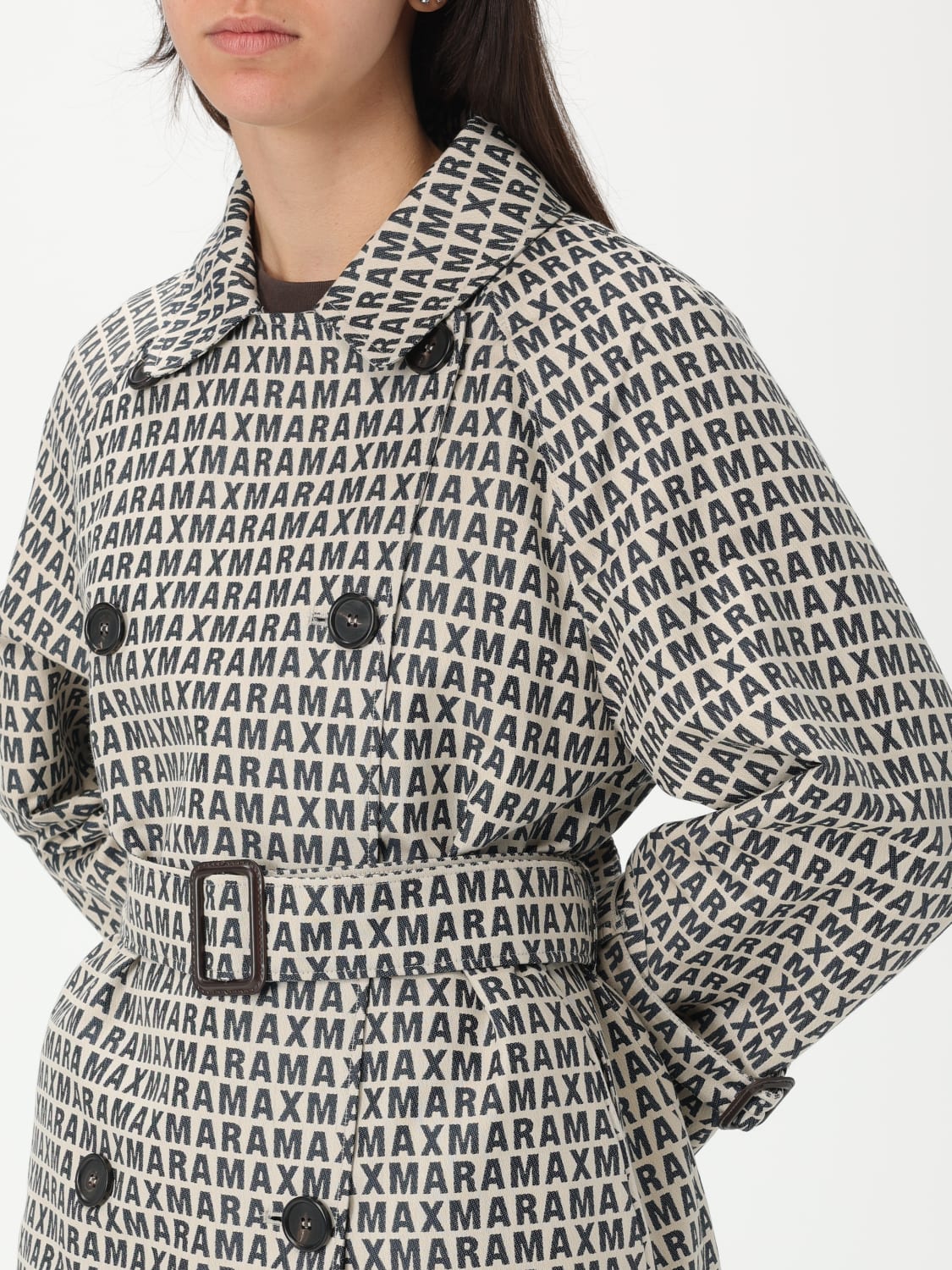 MAX MARA THE CUBE CHAQUETA: Abrigo mujer Max Mara The Cube, Azul Oscuro - Img 5