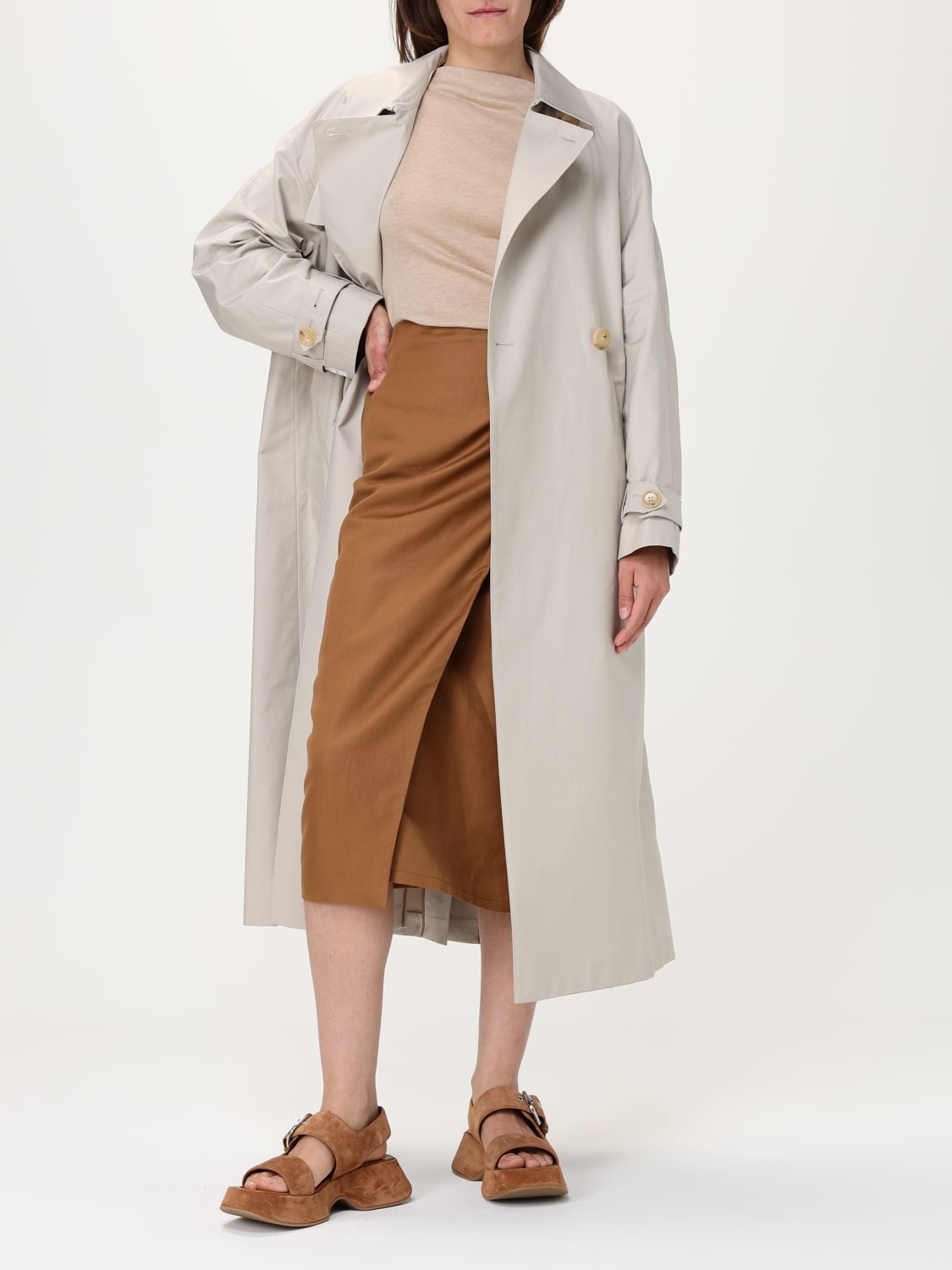 MAX MARA THE CUBE CHAQUETA: Abrigo mujer Max Mara The Cube, Marfil - Img 2