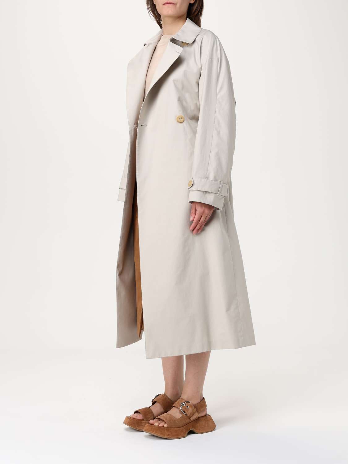 MAX MARA THE CUBE CHAQUETA: Abrigo mujer Max Mara The Cube, Marfil - Img 4