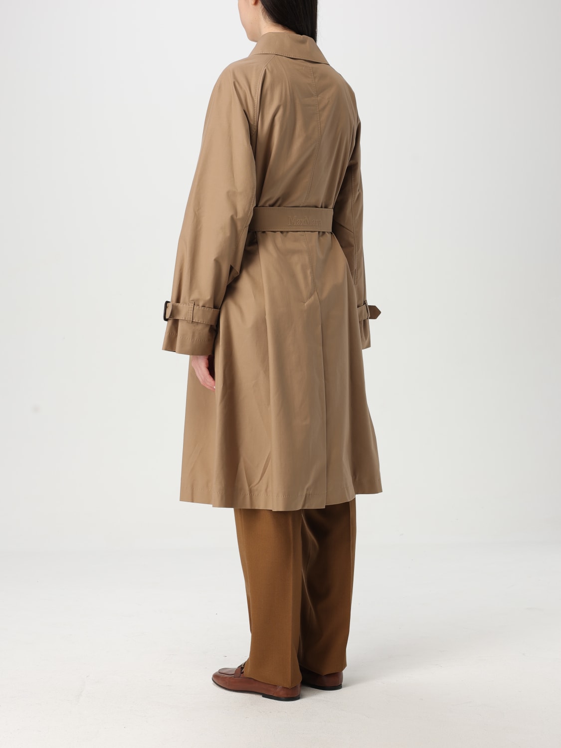 MAX MARA｜COATS (CTRENCH (19021094 004 / 19021094600 004 Max Mara The Cube CTrench trench coat in camel twill | H-Brands