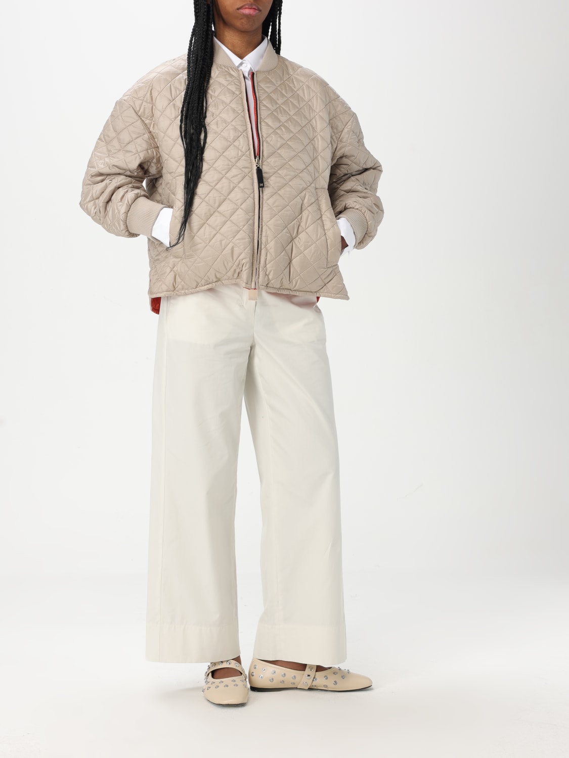 MAX MARA THE CUBE CHAQUETA: Chaqueta mujer Max Mara The Cube, Cuero - Img 2