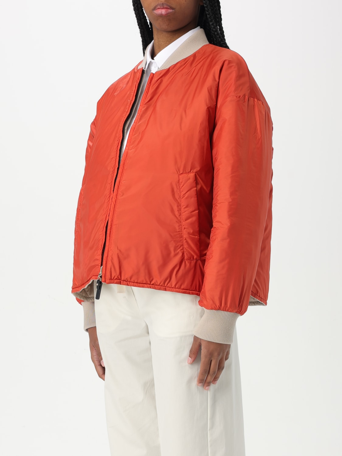 MAX MARA THE CUBE CHAQUETA: Chaqueta mujer Max Mara The Cube, Cuero - Img 4