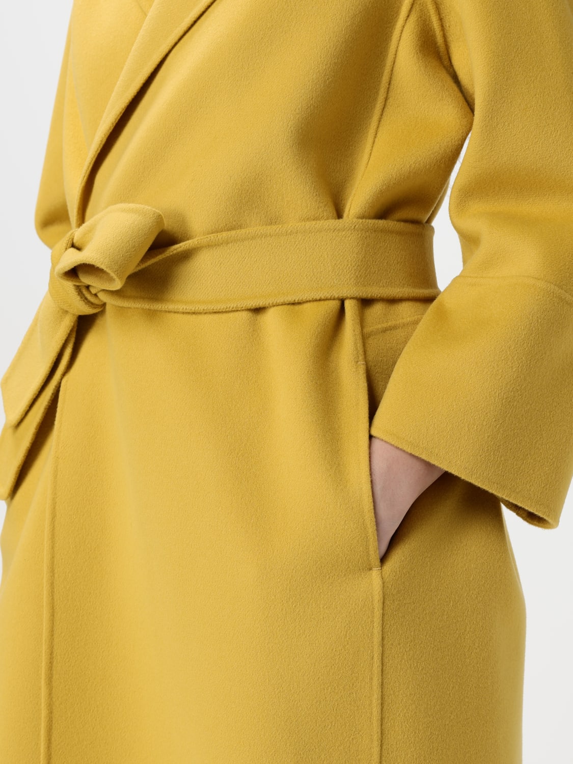 コート 'S Max Mara Woman Coat Yellow 2519011101600 020 S MAX MARA: Coat woman - Yellow | 'S Max Mara coat