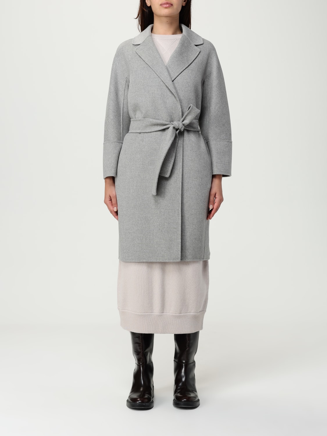'S MAX MARA CAPPOTTO: Cappotto 'S Max Mara in lana vergine, Grigio - Img 1