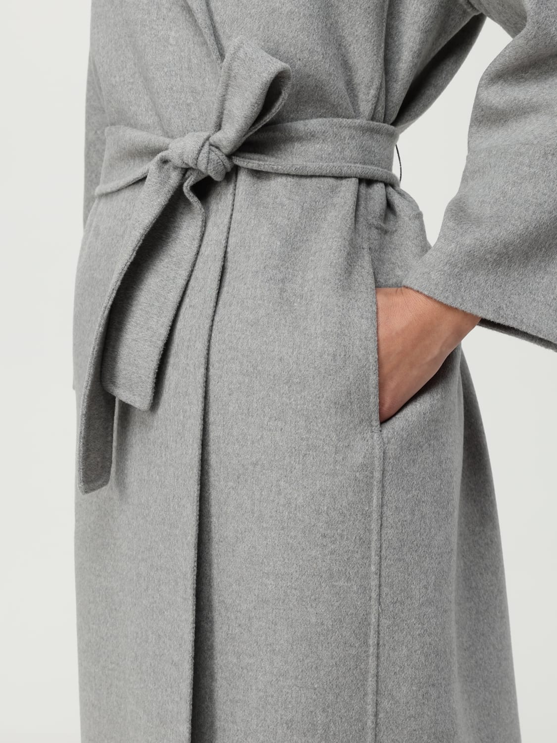 'S MAX MARA CAPPOTTO: Cappotto 'S Max Mara in lana vergine, Grigio - Img 4