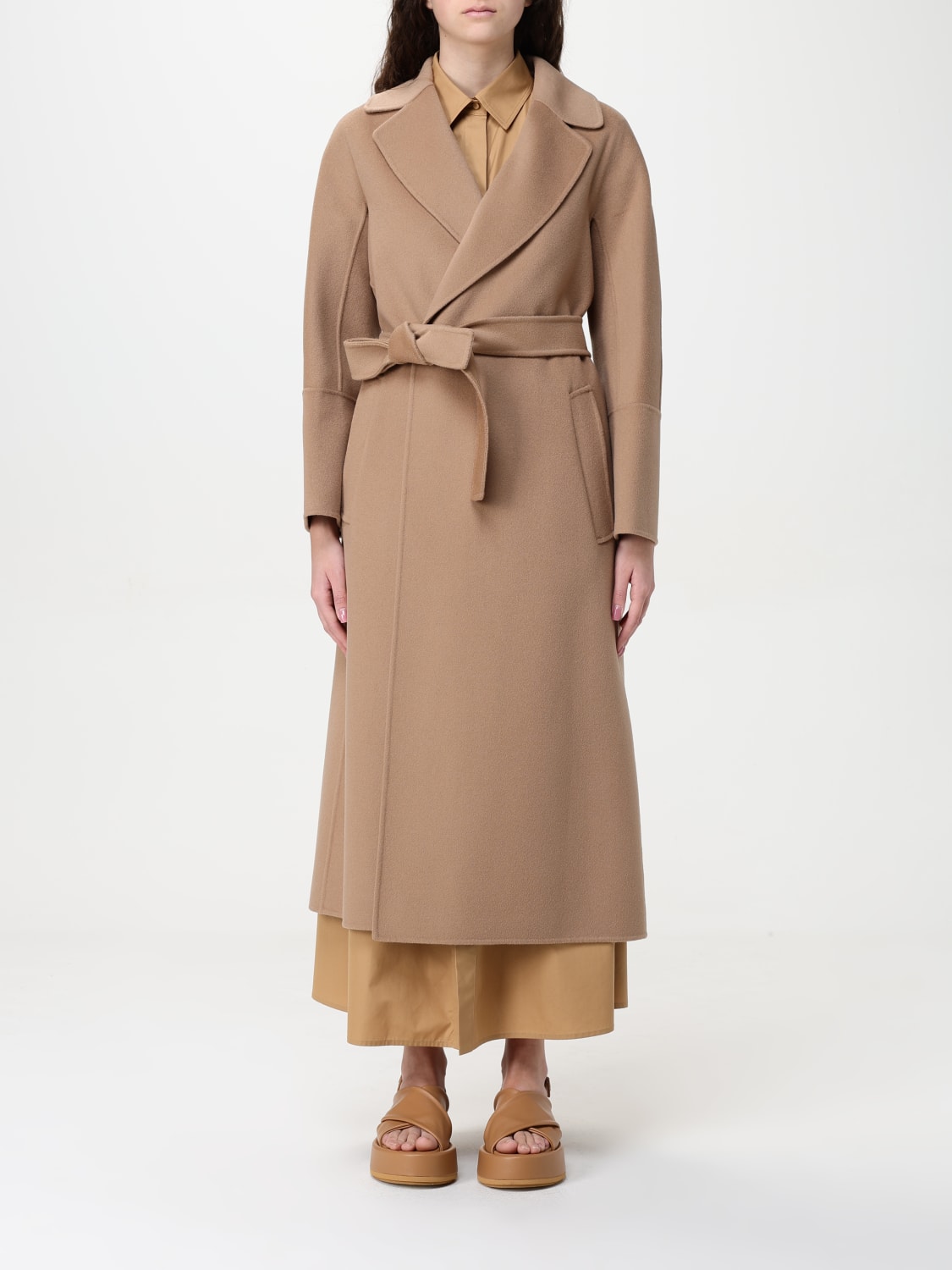ジャケット 'S Max Mara Woman Jacket Camel 2519081031600 001 S MAX MARA: Coat woman - Camel | 'S Max Mara coat