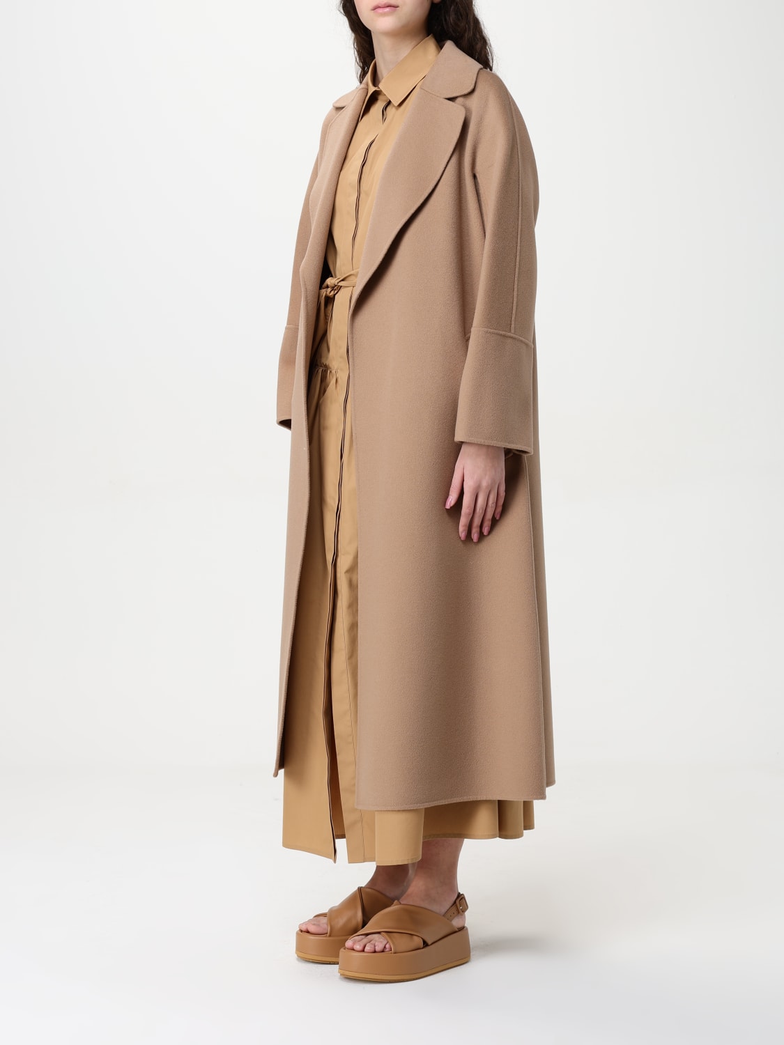 アウターその他 MAX MARA Women Outer 93275 2511011051600 91992 BROWN Brown coat female | Max Mara